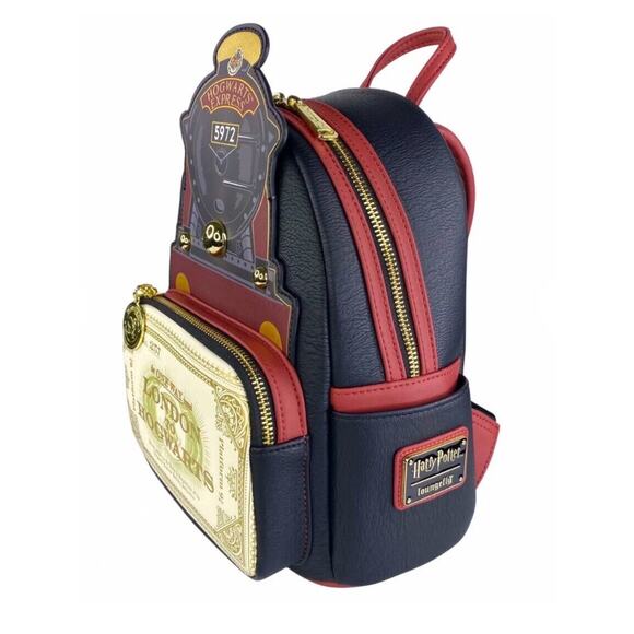 Loungefly Harry Potter Hogwarts Express Mini Backpack NWT